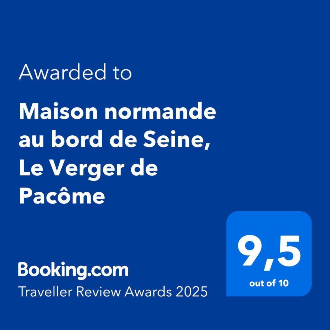 Maison Normande Au Bord De Seine, Le Verger De Pacome Anneville-Ambourville Eksteriør bilde